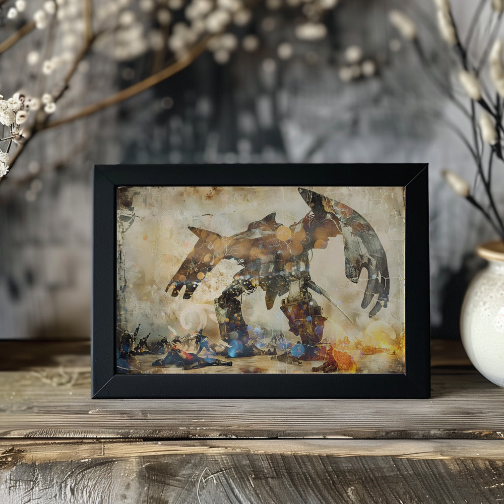 Poster - Surreal Fable Abstract Art Illustration Wallart 095