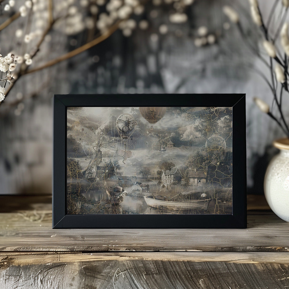 Poster - Surreal Fable Abstract Art Illustration Wallart 109