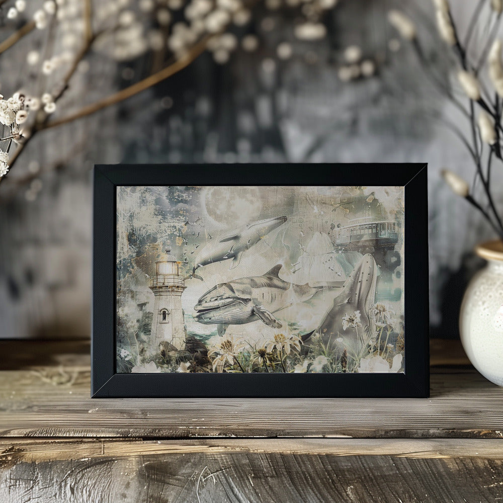 Poster - Surreal Fable Abstract Art Illustration Wallart 113