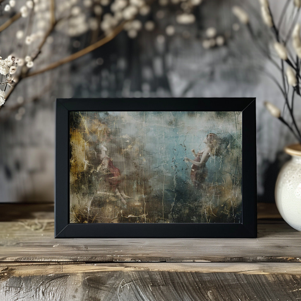 Poster - Woman Portrait Abstract Art Illustration Wallart 06