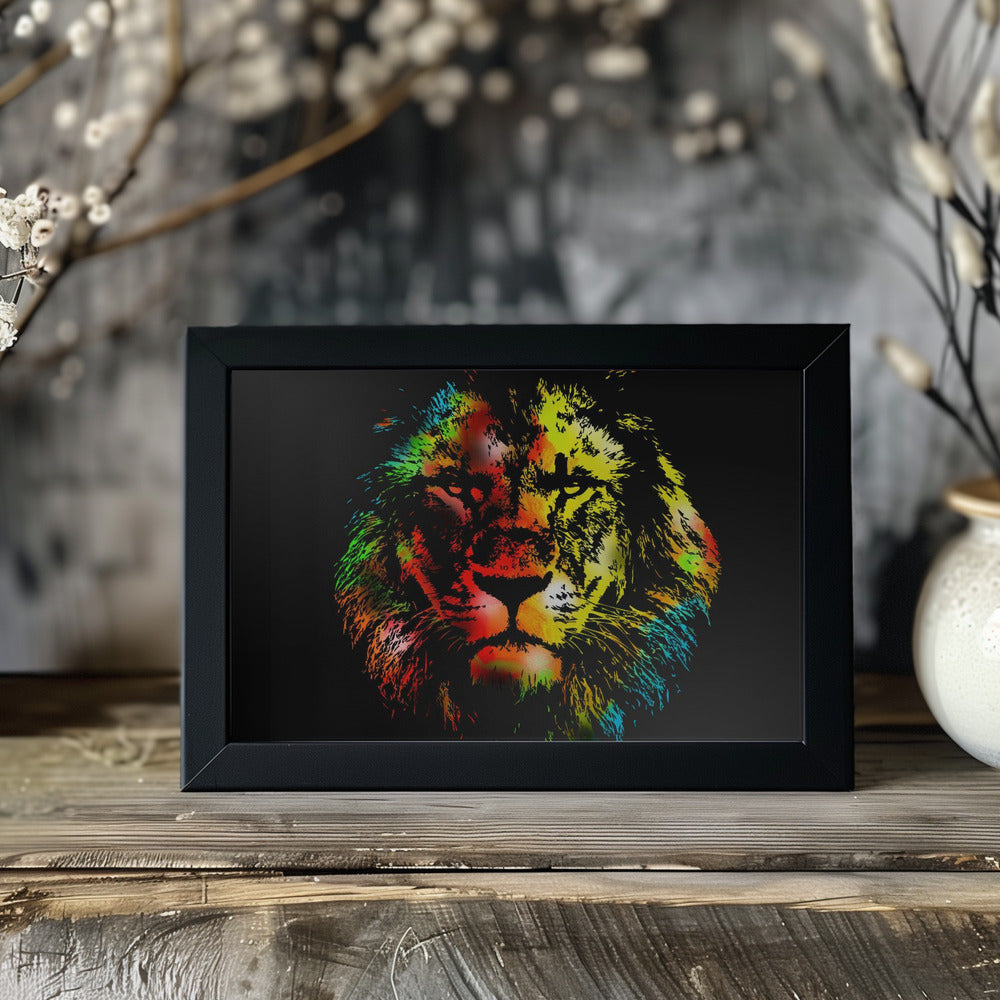 Poster - Lion Illustration 16