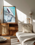 Plakat - US classic car 1955 Century tail fin abstract