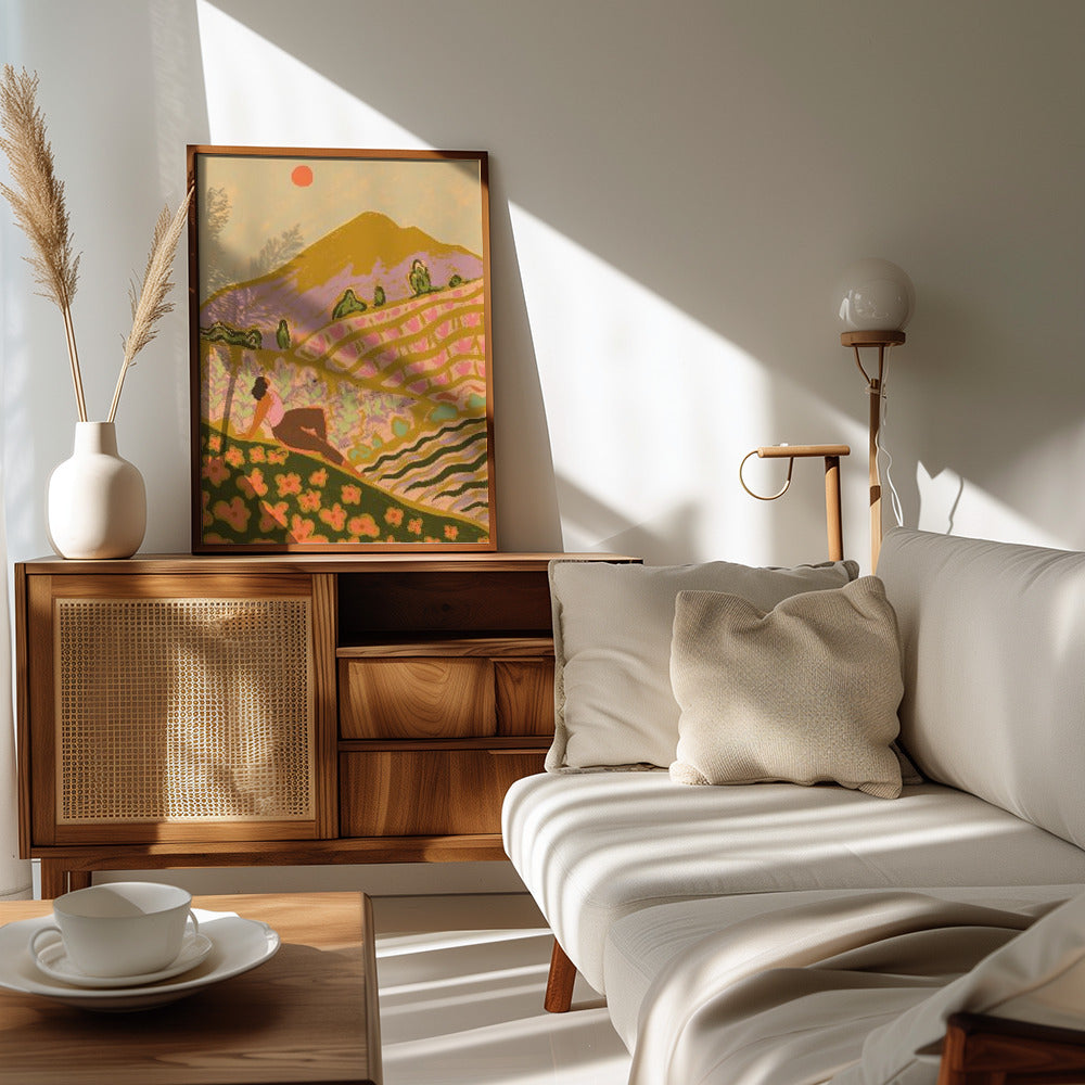 Plakat - Field Of Flowers - Admen.dk