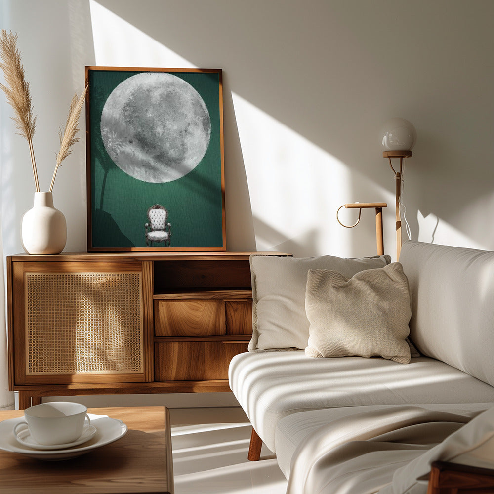 Poster - Just sit down and watch the Moon