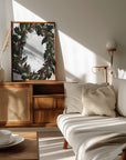 Poster - Splatters holly wreath