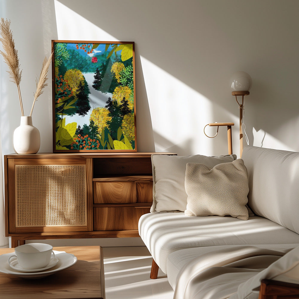 Plakat - View From the Mountain - Admen.dk