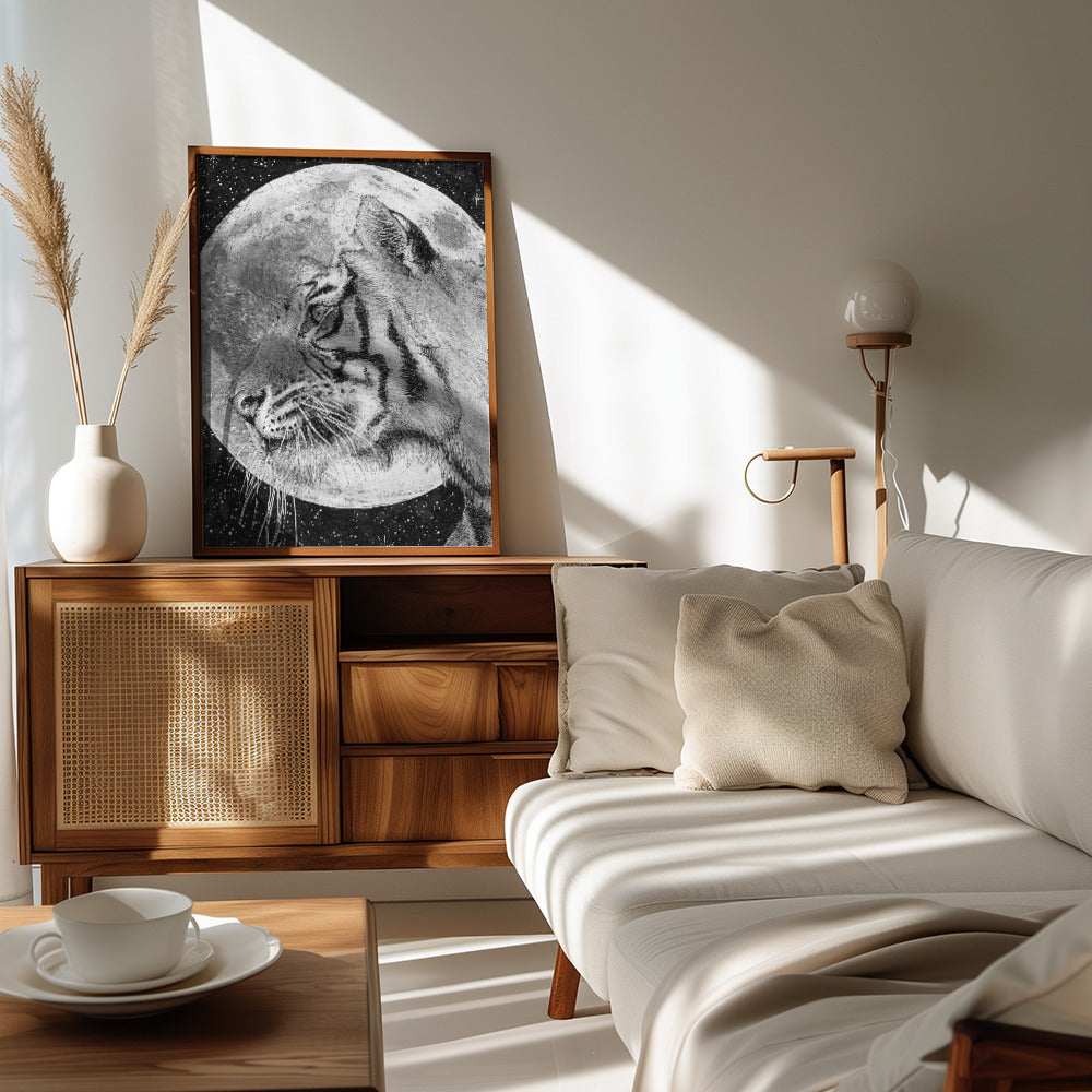 Poster - Moon and Tiger Original
