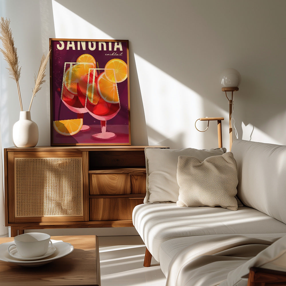 Poster - Sangria Cocktail