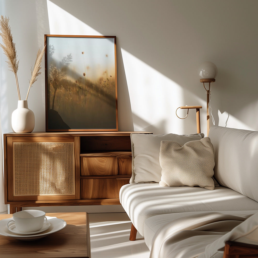 Plakat - Morning Grass Fileld 03 - Admen.dk