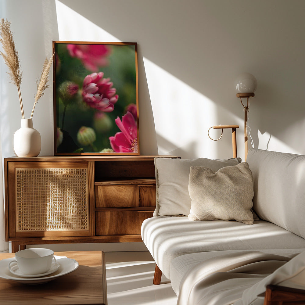 Plakat - Red Flowers 07 - Admen.dk