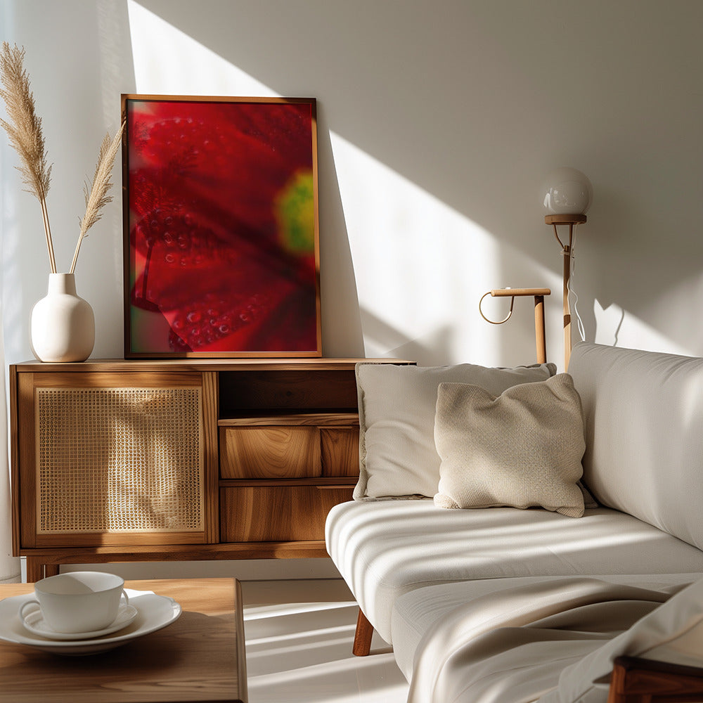 Plakat - Red Flowers 33 - Admen.dk