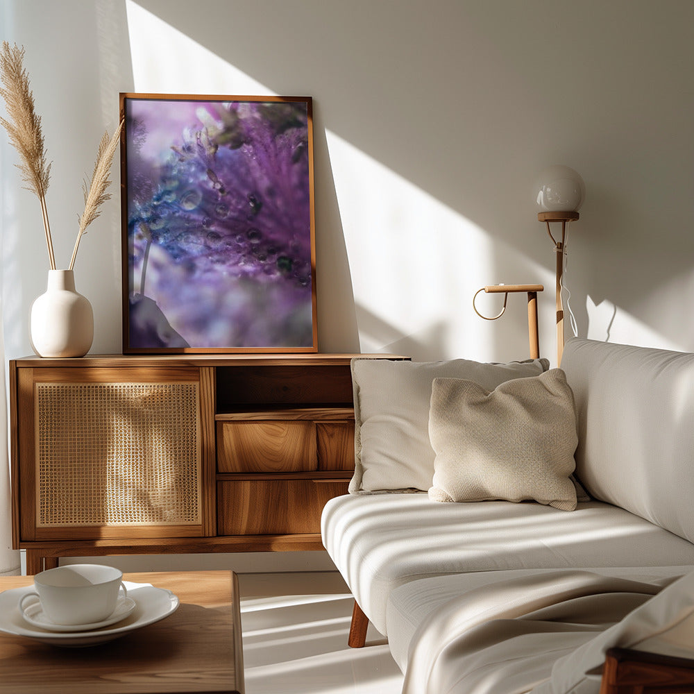 Plakat - Purple Flowers 08 - Admen.dk