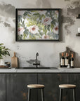 Plakat - Ananada watercolor botanical pattern