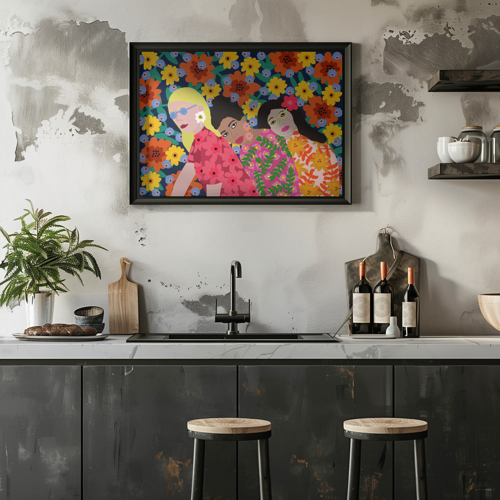 Plakat - Three Friends - Admen.dk