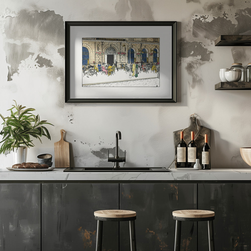 Plakat - Café Heinrichhof - Admen.dk