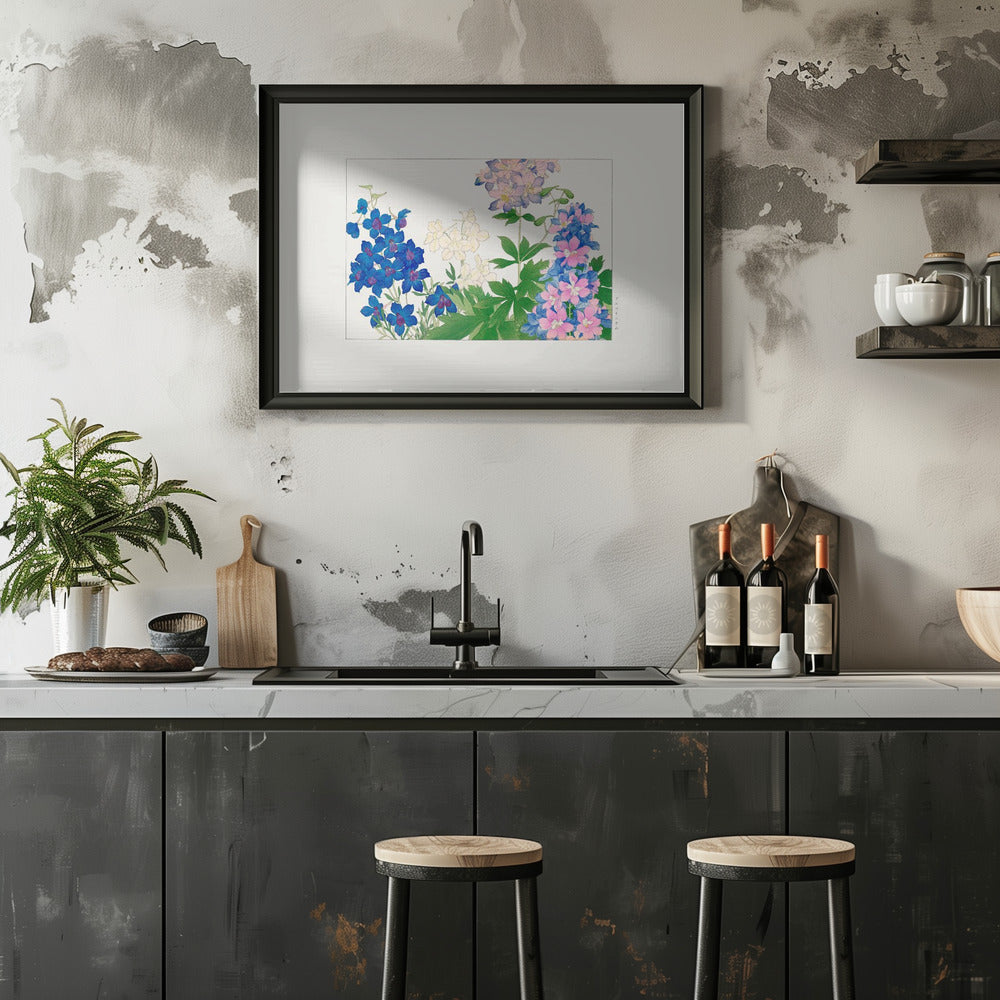 Plakat - Delphinium Flower - Admen.dk