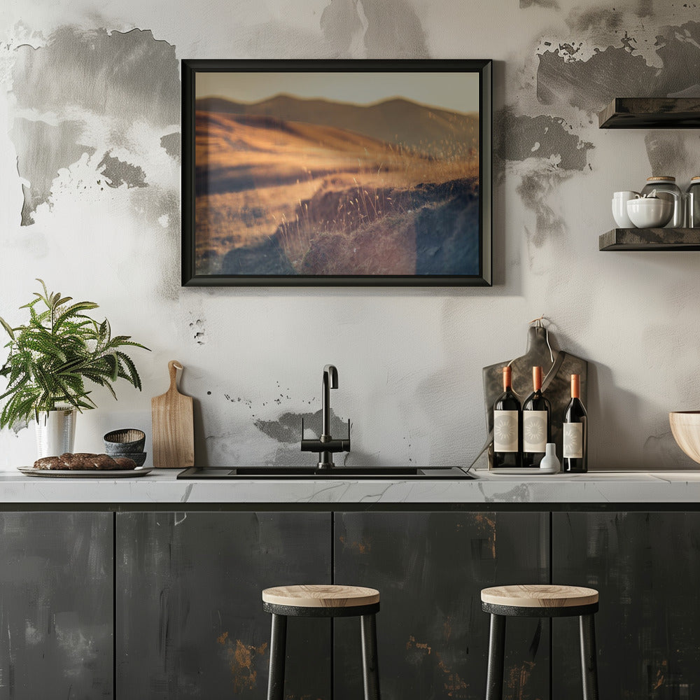 Plakat - Morning Grass Filelds 10 - Admen.dk