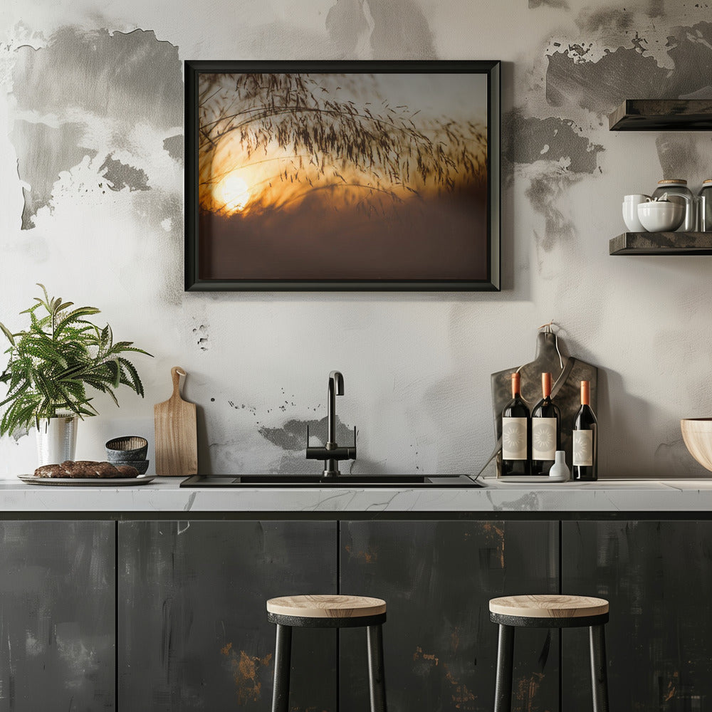 Plakat - Morning Grass Filelds 13 - Admen.dk