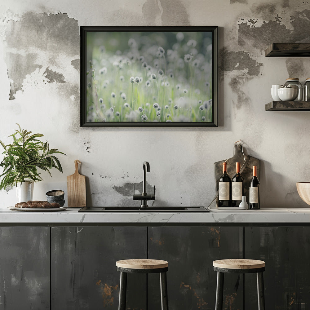 Plakat - White Flowers 04 - Admen.dk