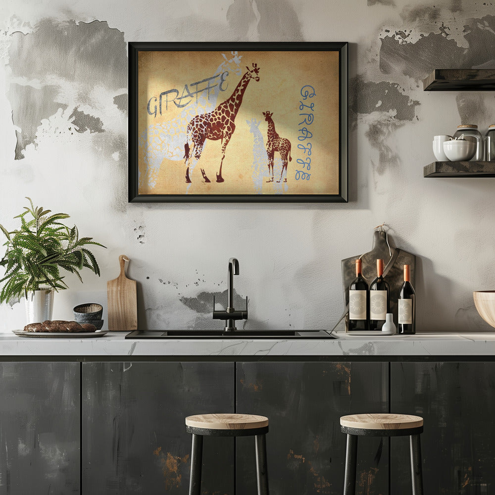Plakat - Giraffes 90s 26