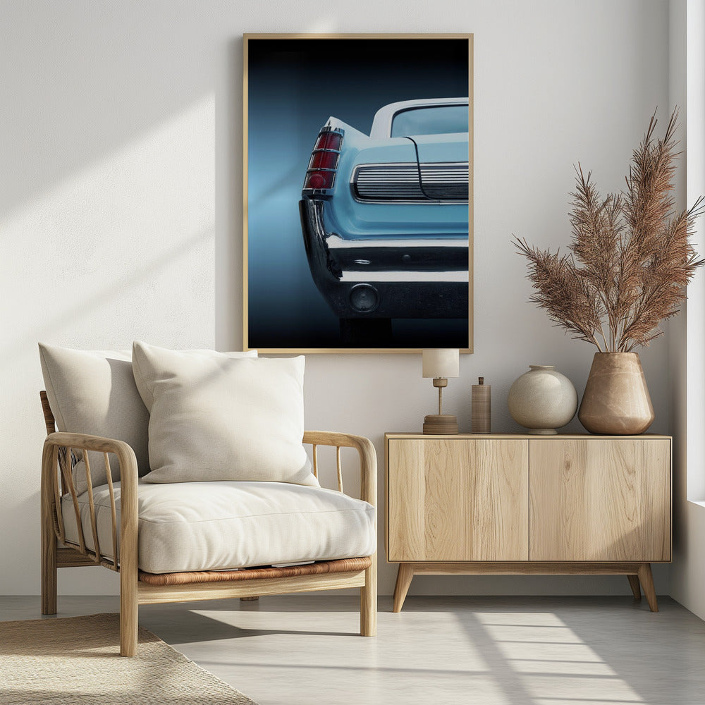 Plakat - US classic car 1963 Bonneville - Admen.dk