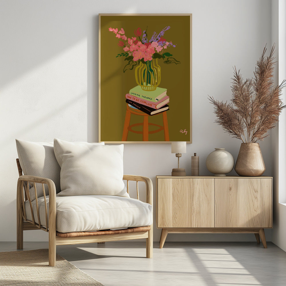 Plakat - Floral Vase - Admen.dk