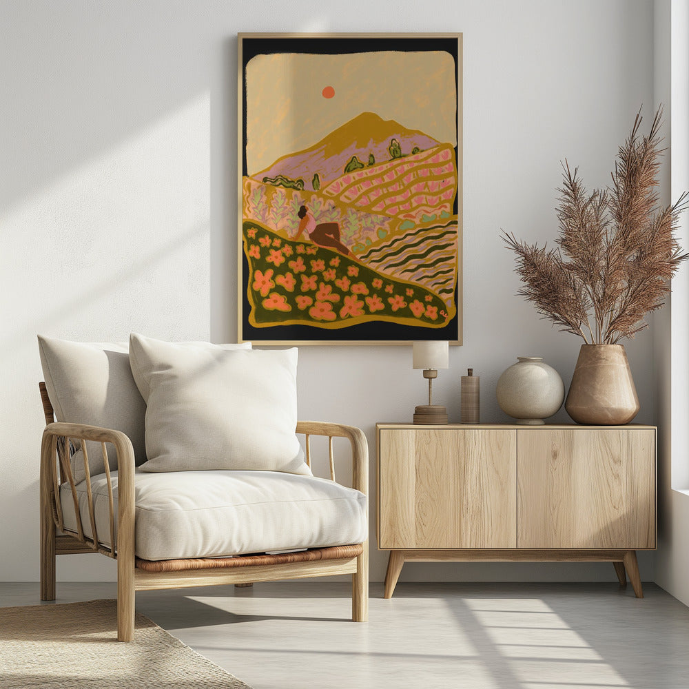 Plakat - Field Of Flowers - Admen.dk