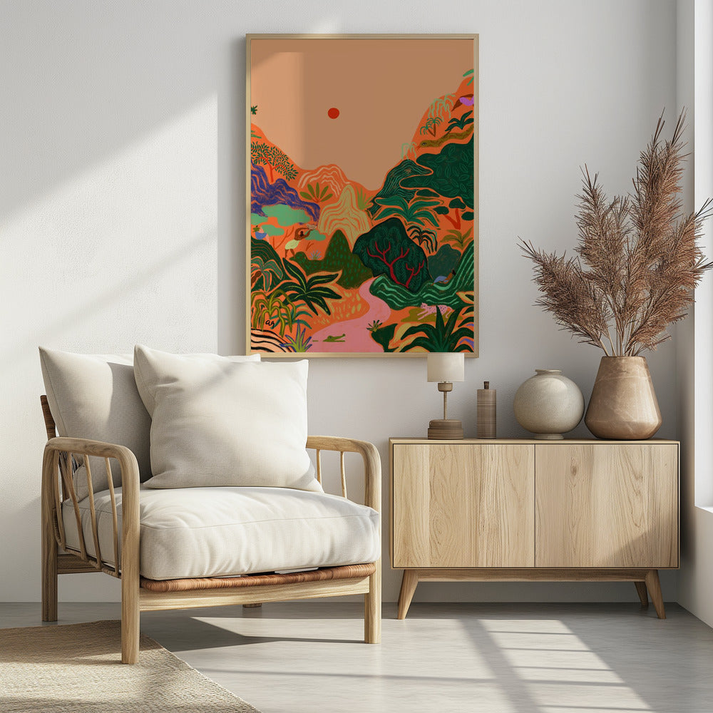 Plakat - Hidden Paradise No2 - Admen.dk