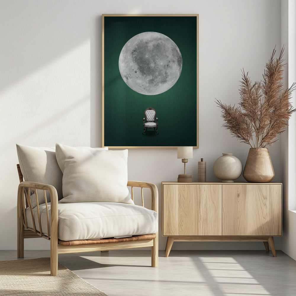 Poster - Just sit down and watch the Moon