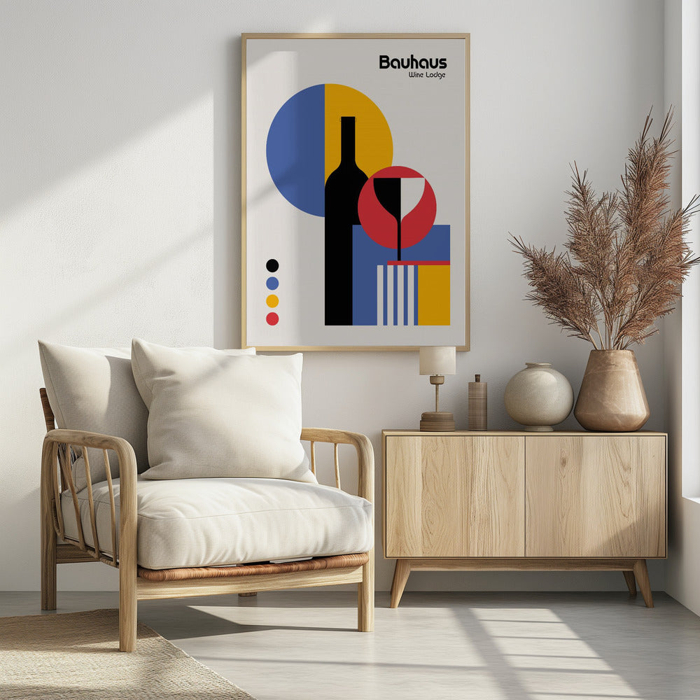 Poster - Bauhaus Wine Lodge