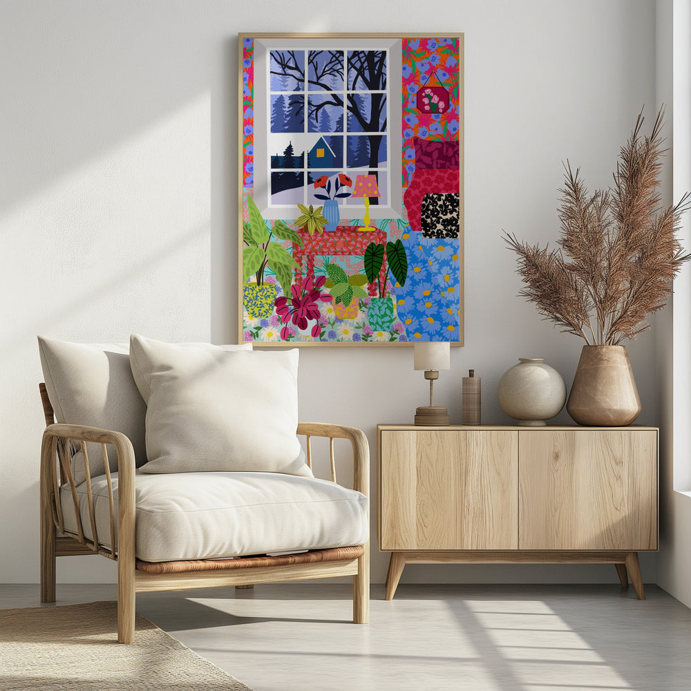 Plakat - Din 108 Winter View - Admen.dk