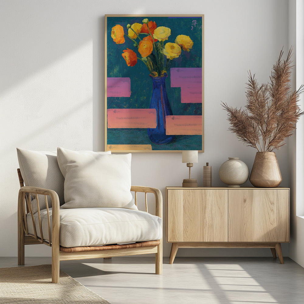 Plakat - Abstract Flowers