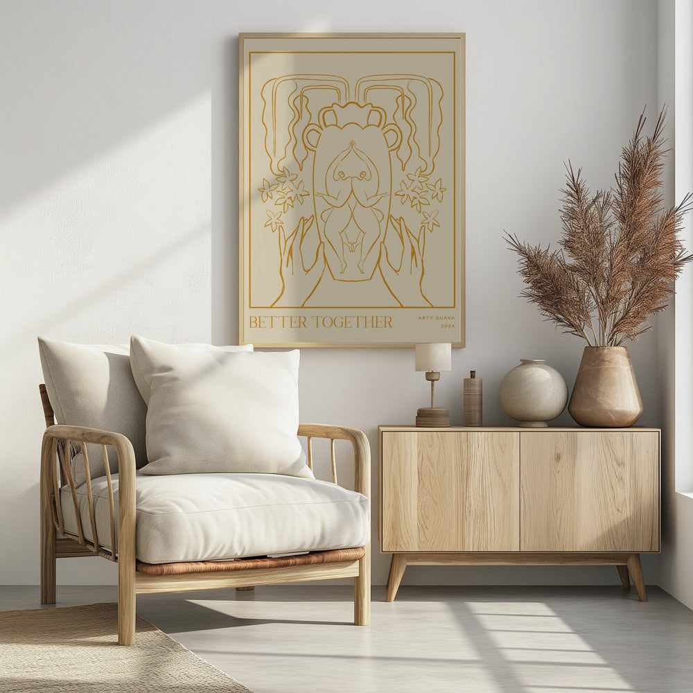 Plakat - Vessel Collection : Better Together (LineArt) - Admen.dk