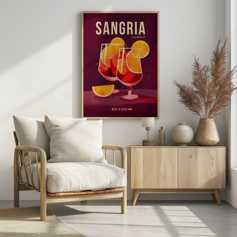 Poster - Sangria Cocktail