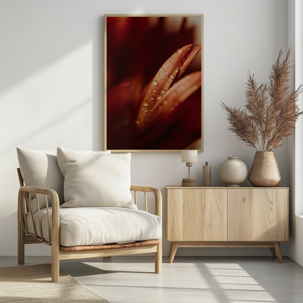Plakat - Red Flowers 16 - Admen.dk