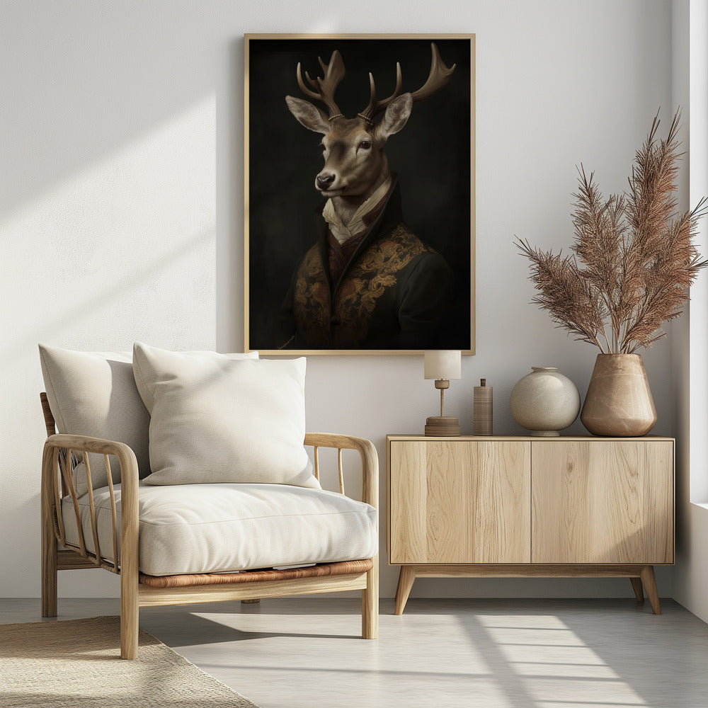 Poster - Stag Portrait