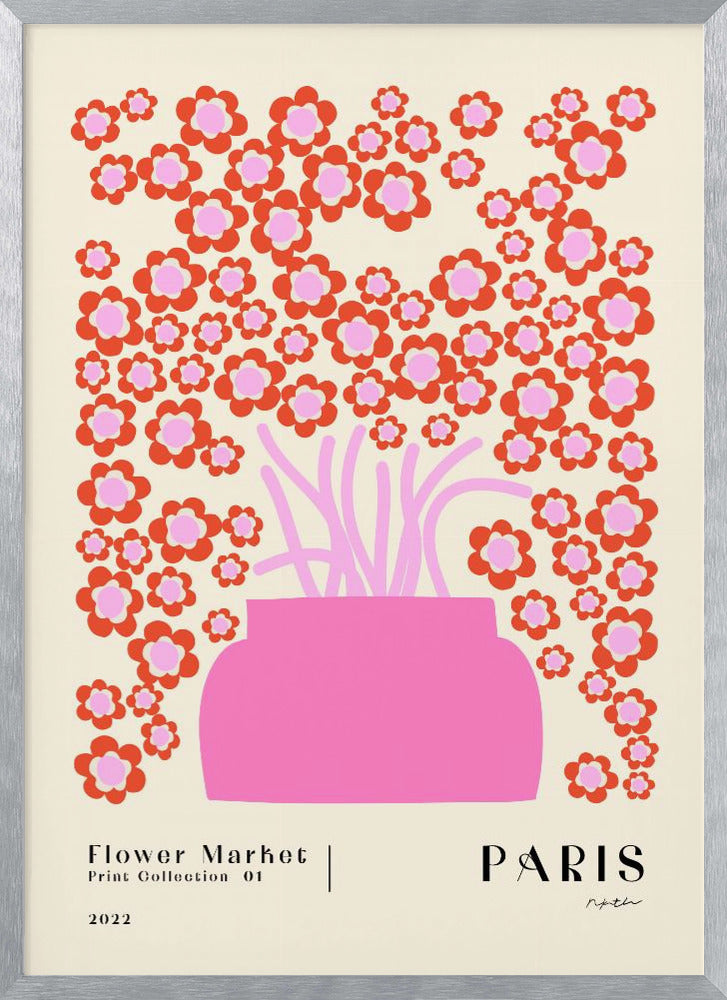 Poster - Flower Market. Paris