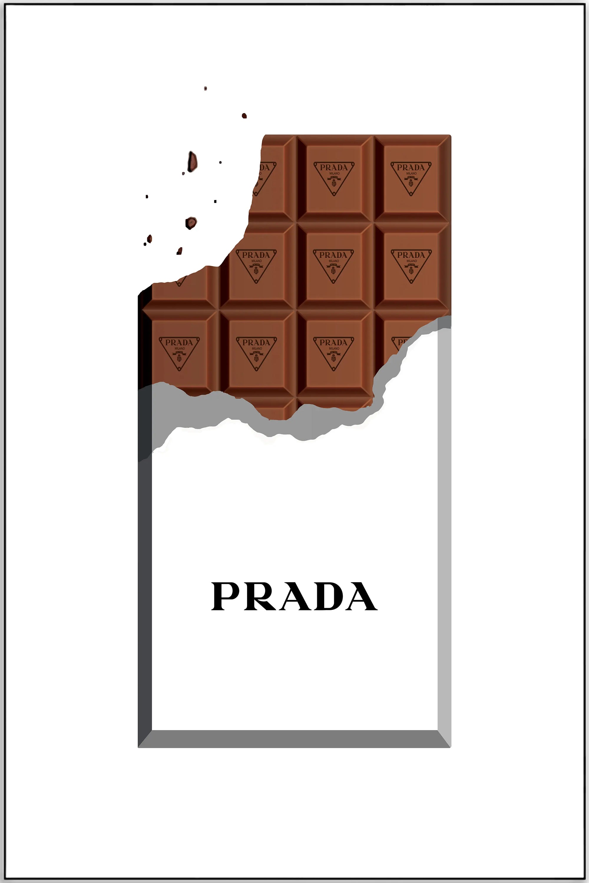 Plakat - Prada chocolate bite - Admen.dk
