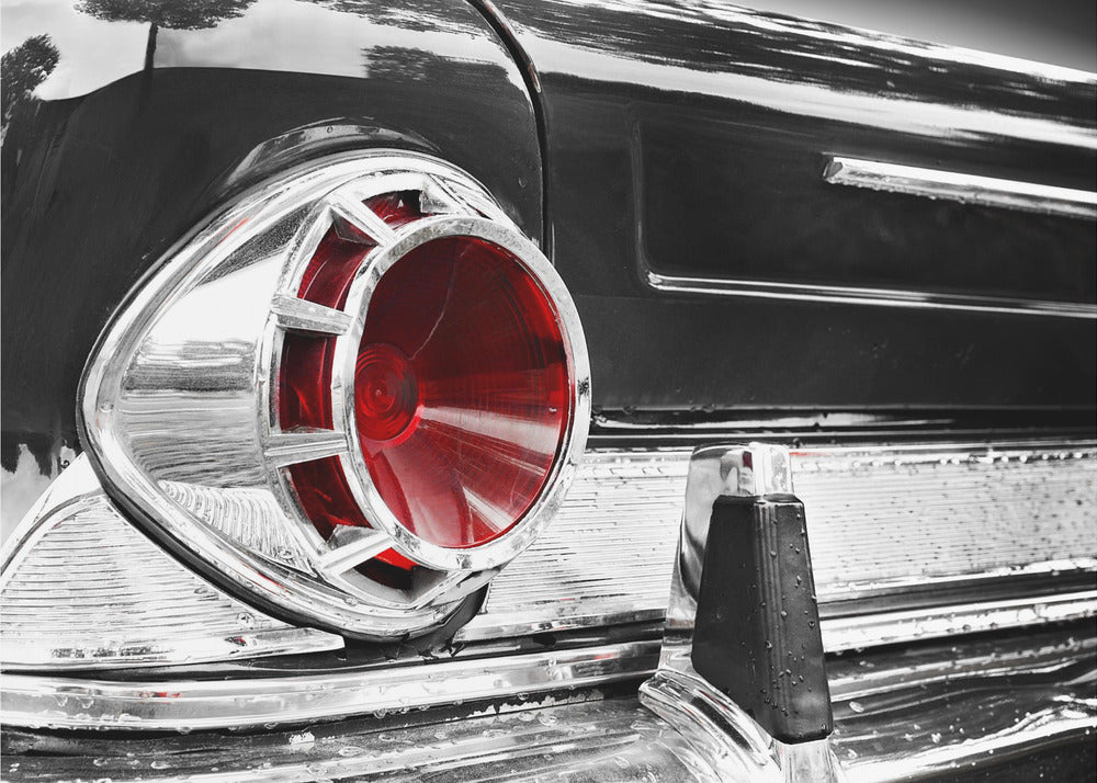 Poster - US classic car 1963 New Yorker rear abstract