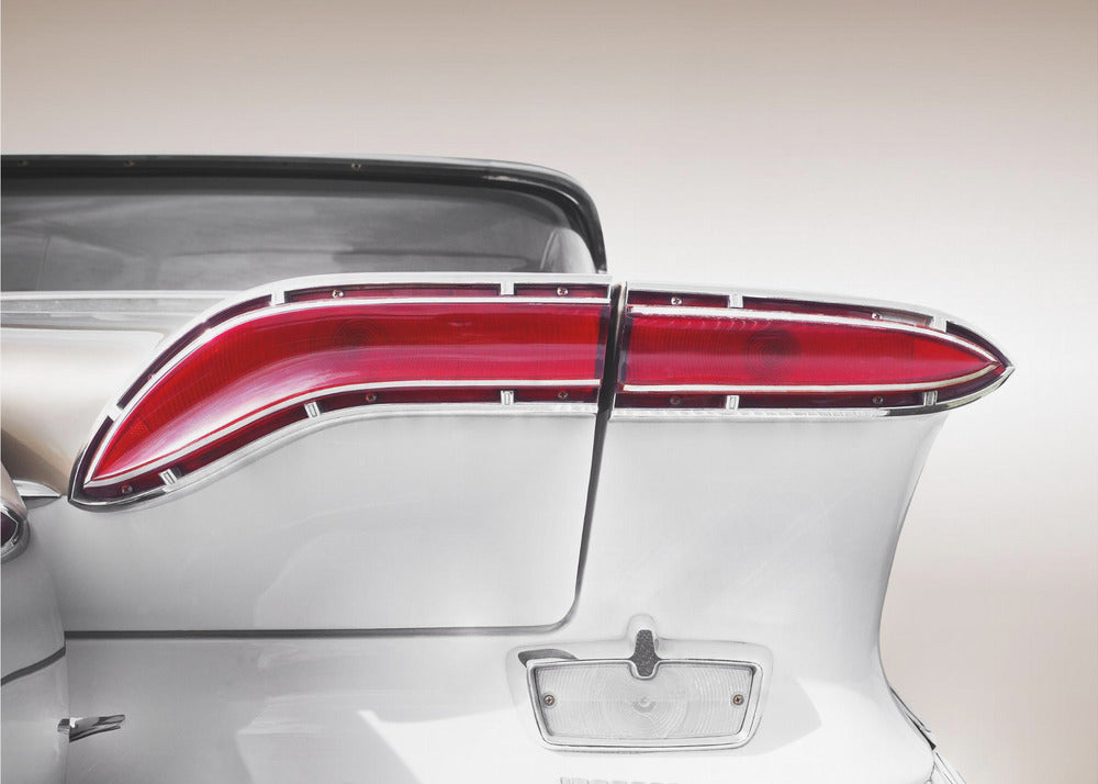 Poster - US classic car 1958 taillight abstract