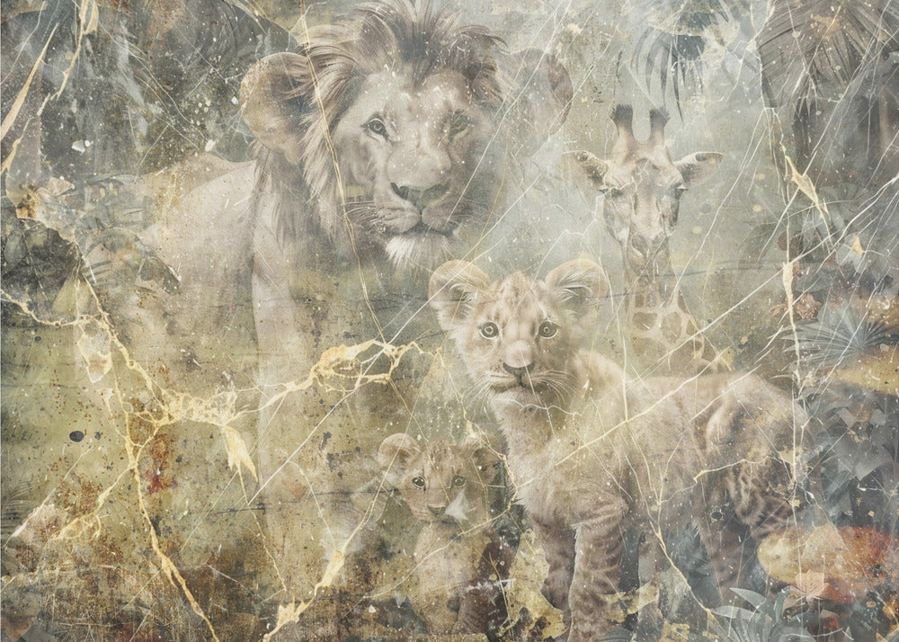Poster - Jungle Animals Art Illustration 05