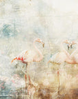 Poster - Flamingo Animal Vintage Art Illustration Wallart 05