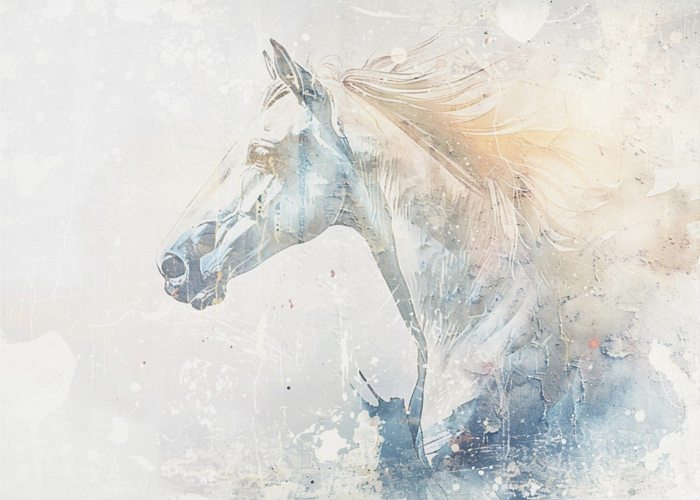Poster - Horse Animal Vintage Art Illustration Wallart 10