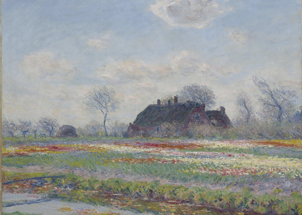 Plakat - Claude Monet&#39;s Tulip Fields At Sassenheim, (1886) - Admen.dk
