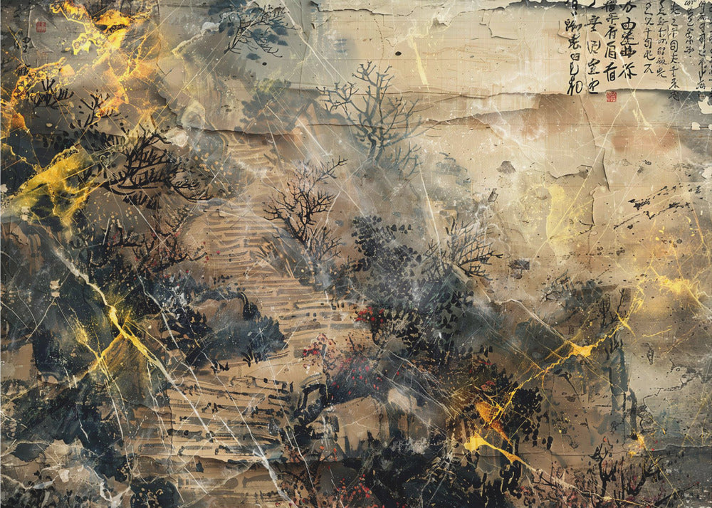 Poster - Surreal Fable Abstract Art Illustration Wallart 024
