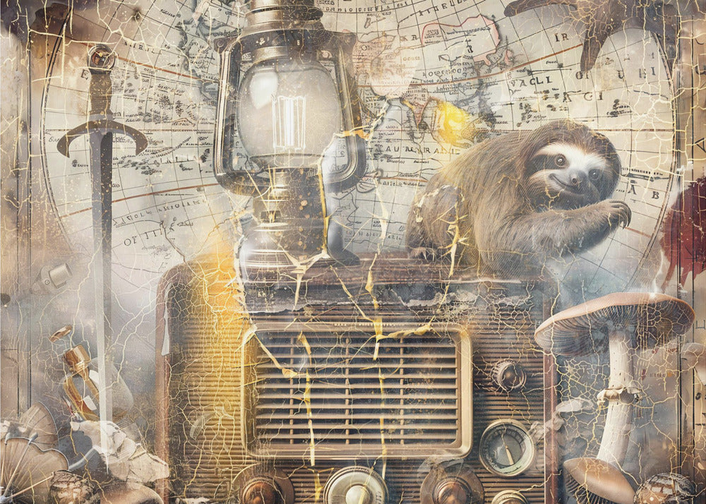 Plakat - Surreal Fable Abstract Art Illustration Wallart 086