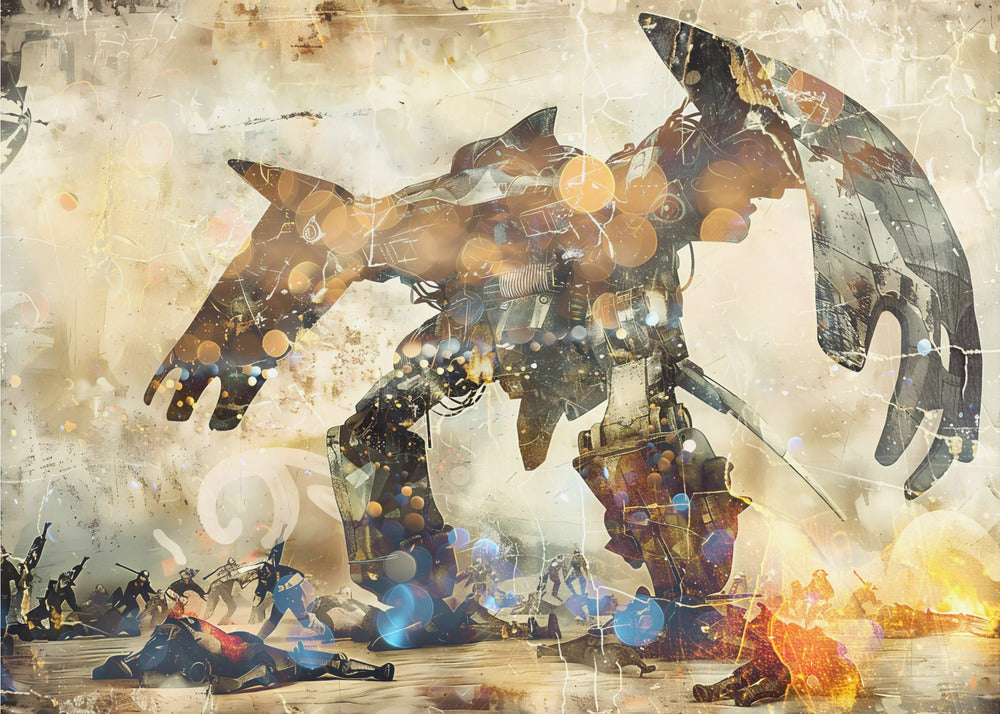 Poster - Surreal Fable Abstract Art Illustration Wallart 095