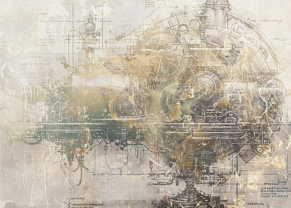 Poster - Surreal Fable Abstract Art Illustration Wallart 103