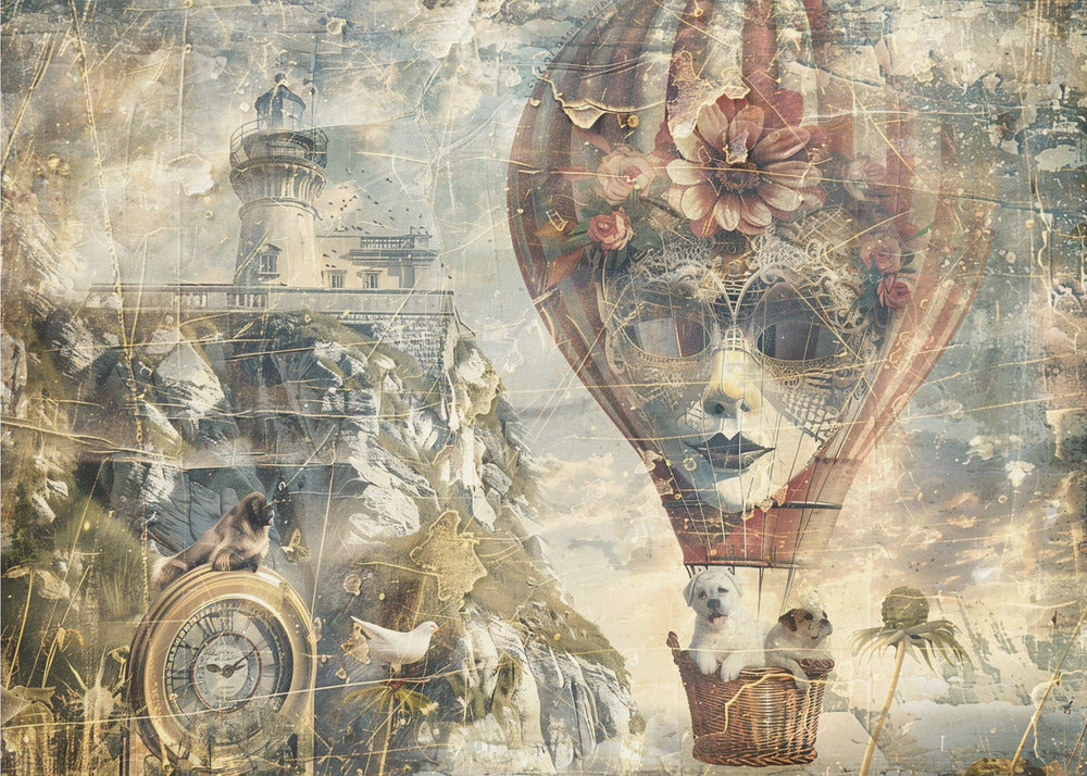 Poster - Surreal Fable Abstract Art Illustration Wallart 112
