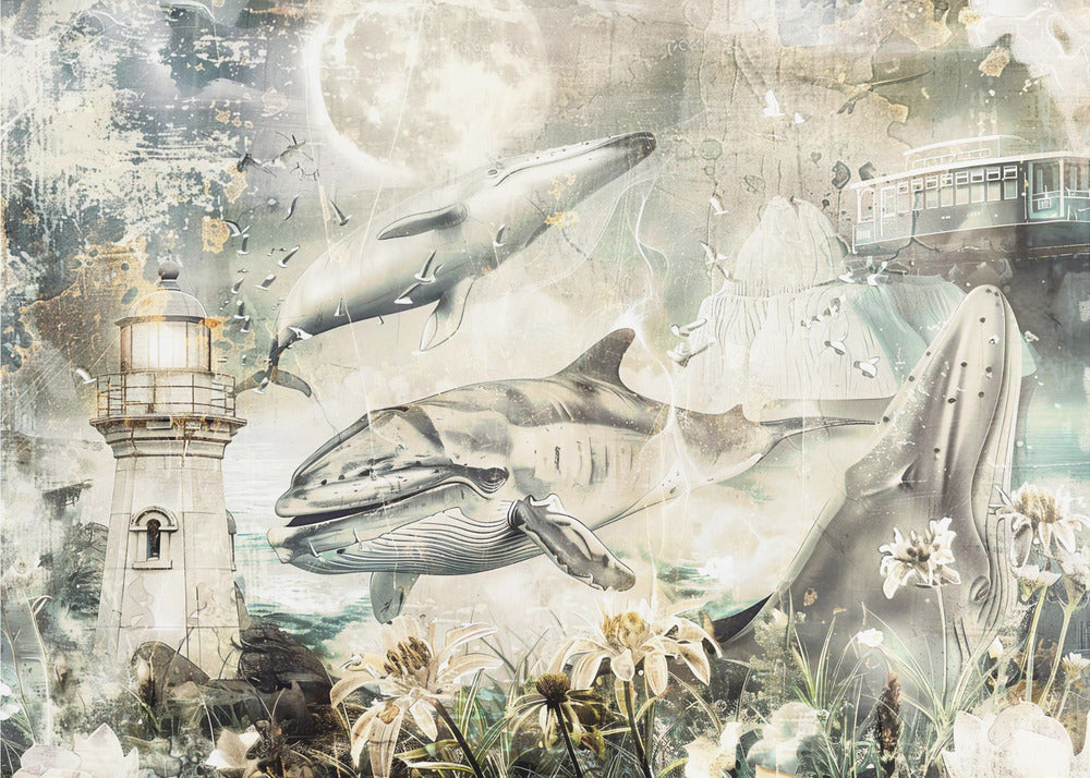 Poster - Surreal Fable Abstract Art Illustration Wallart 113